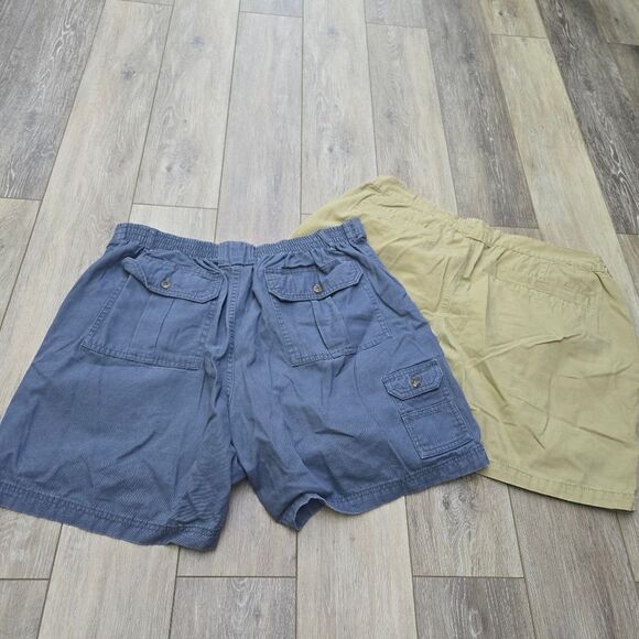Red Head Men's Shorts 2 Pair Cargo Tan And Blue Size 40 - Picture 5 of 10